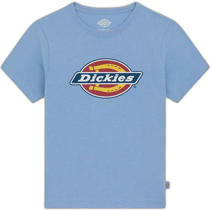 T-shirt Bambini Unisex Dickies - Icon Logo Tee Kids - Celeste