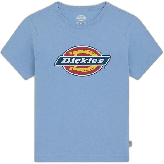 T-shirt Bambini Unisex Dickies - Icon Logo Tee Kids - Celeste
