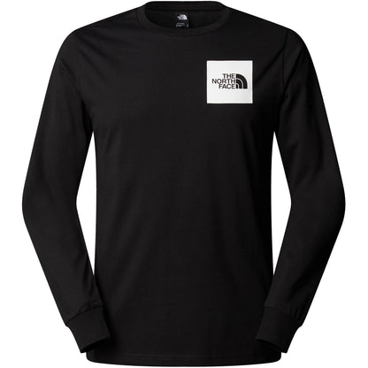Maglie a manica lunga Uomo The North Face - M L/S Fine Tee - Nero