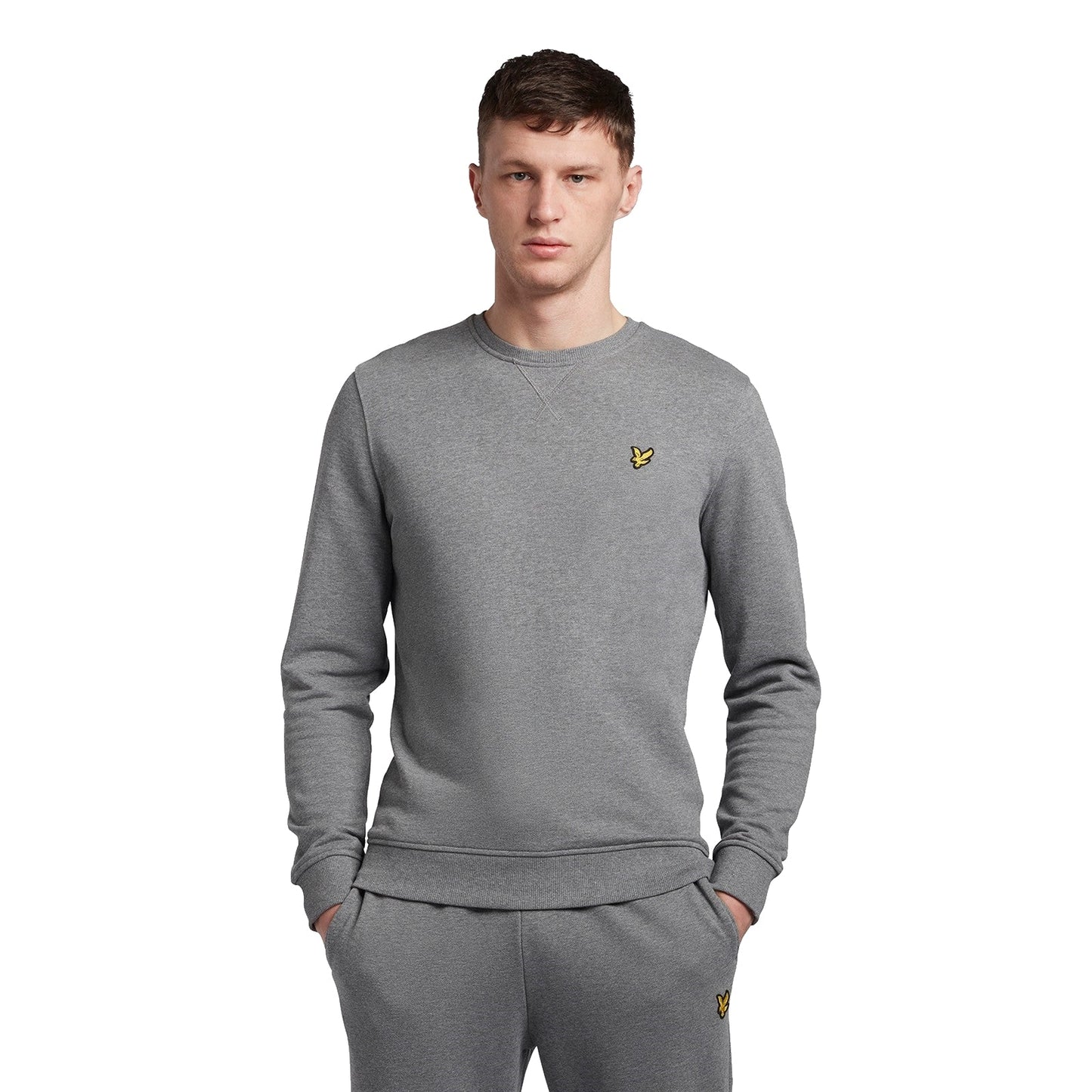 Felpe senza cappuccio Uomo Lyle & Scott - Crew Neck Sweatshirt - Grigio