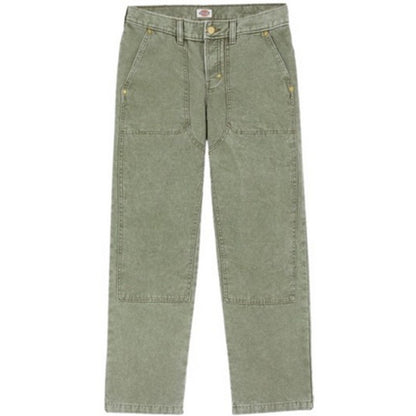 Pantaloni Uomo Dickies - Trucker Double Knee Canvas - Verde