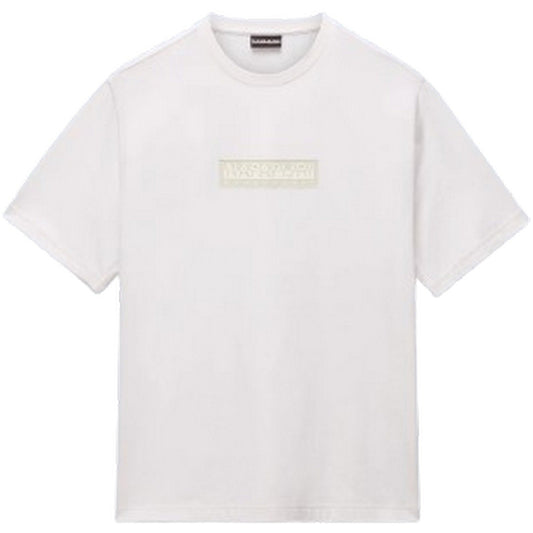 T-shirt Uomo Napapijri - S-Box Logo Ss 1 - Bianco