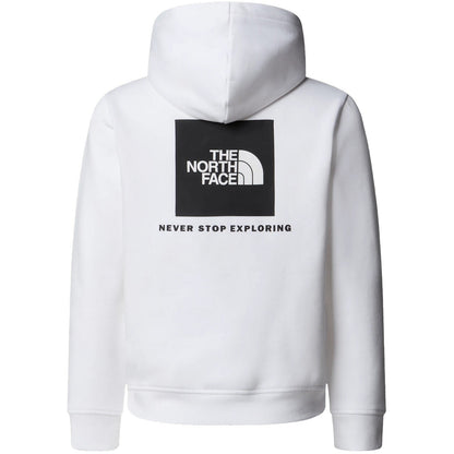 Felpe con cappuccio Ragazzi Unisex The North Face - Teen Box Nse Regular Pullover Hoodie - Bianco