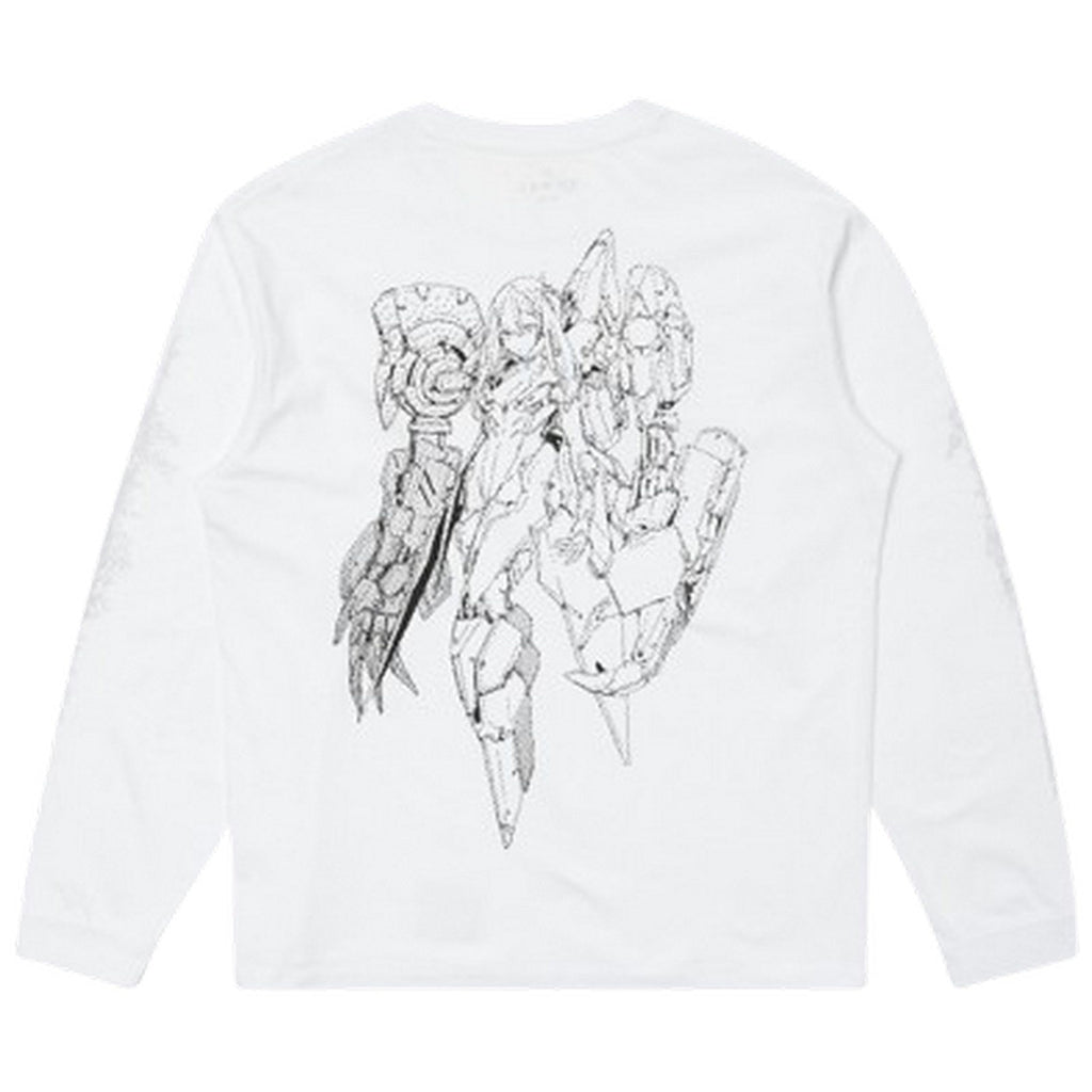 Maglie a manica lunga Uomo Edwin - Robot Ts Ls - Bianco