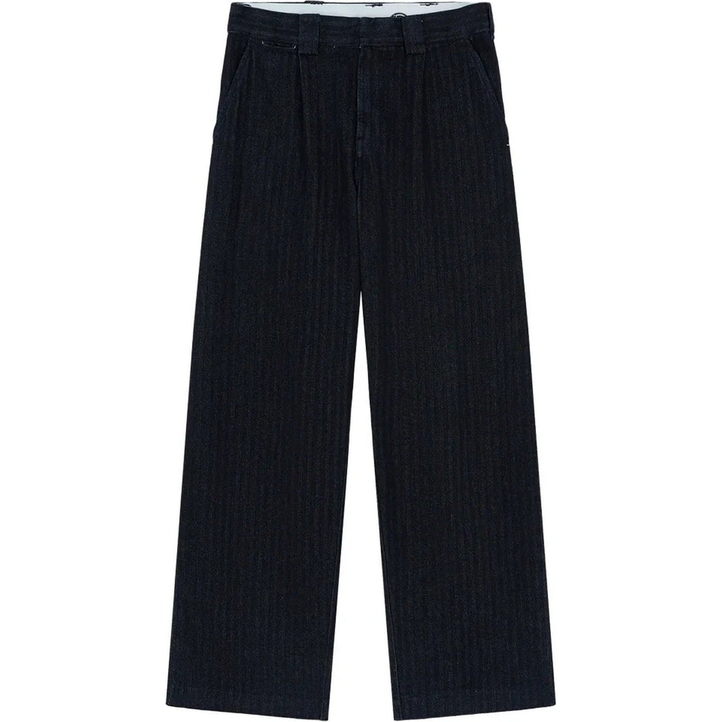 Pantaloni Uomo Dickies - Selvedge Herringbone Denim Work Pant - Nero