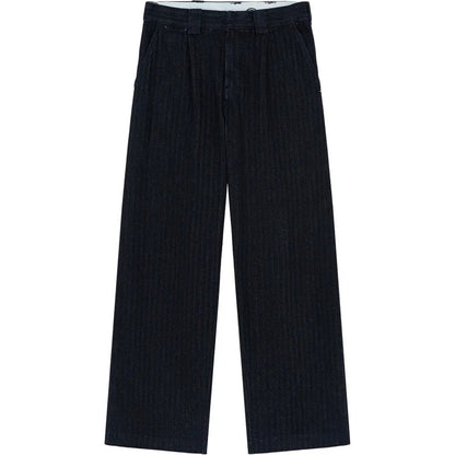 Pantaloni Uomo Dickies - Selvedge Herringbone Denim Work Pant - Nero