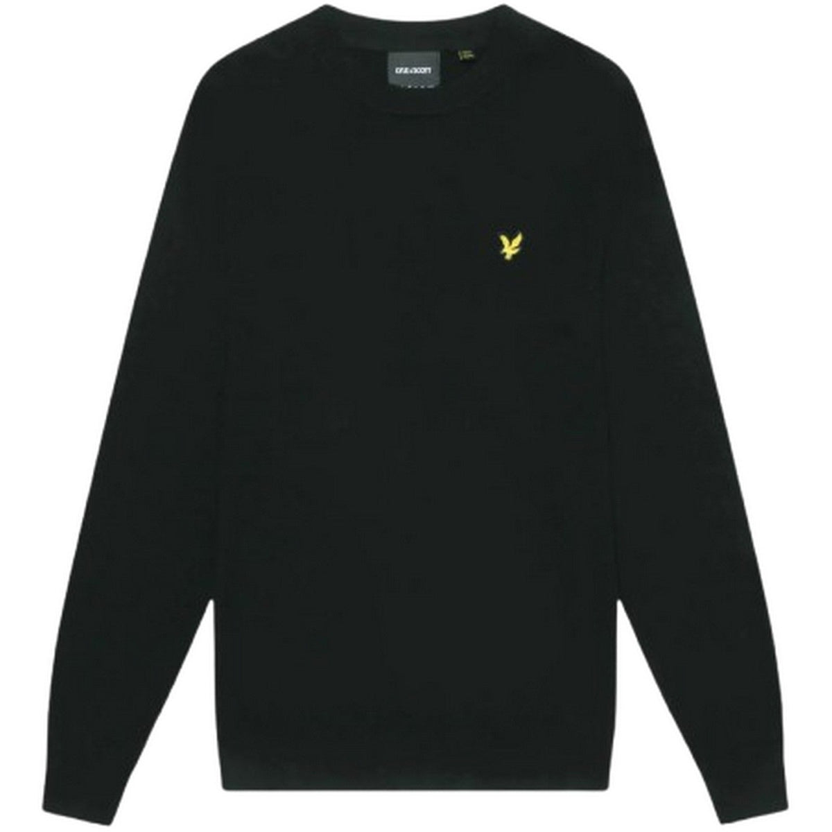 Felpe senza cappuccio Uomo Lyle & Scott - Cotton Merino Crew Neck Jumper - Nero