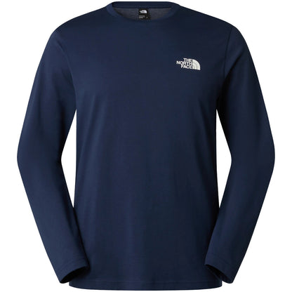 Maglie a manica lunga Uomo The North Face - M L/S Simple Dome Tee - Blu