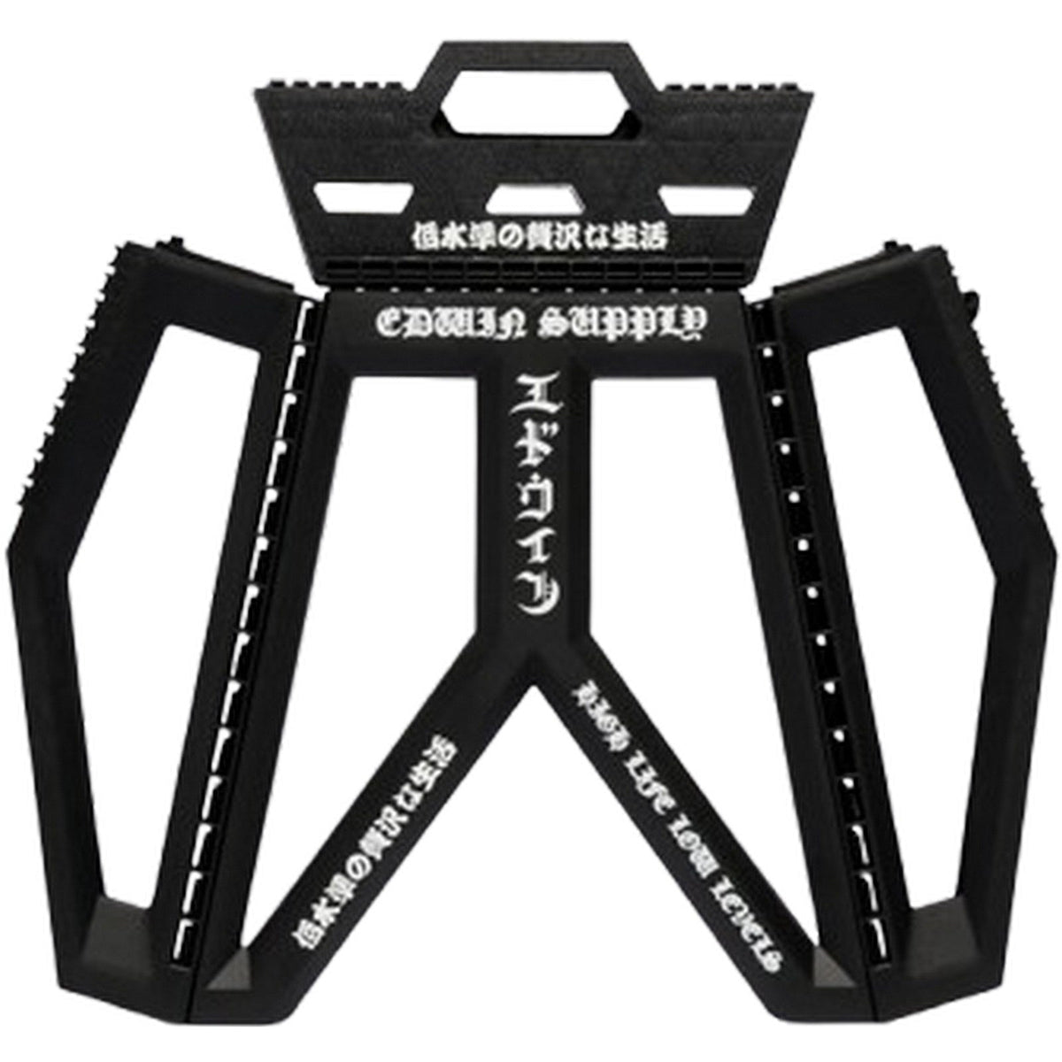 Sgabelli con gradini Uomo Edwin - Folding Stool - Nero