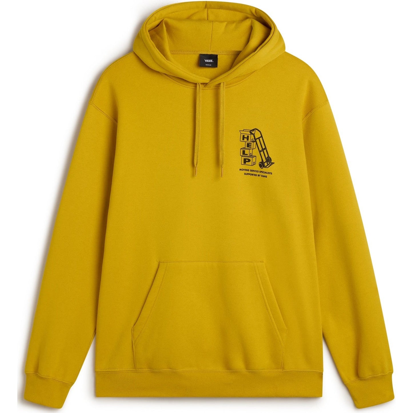 Felpe con cappuccio Uomo Vans - Moving Co Pullover - Senape