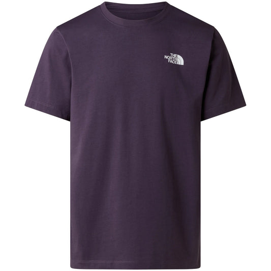 T-shirt Uomo The North Face - M Evolution Box Nse Regular Short Sleeve - Viola