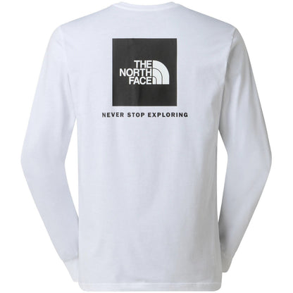 Maglie a manica lunga Uomo The North Face - M L/S Box Nse Tee - Bianco