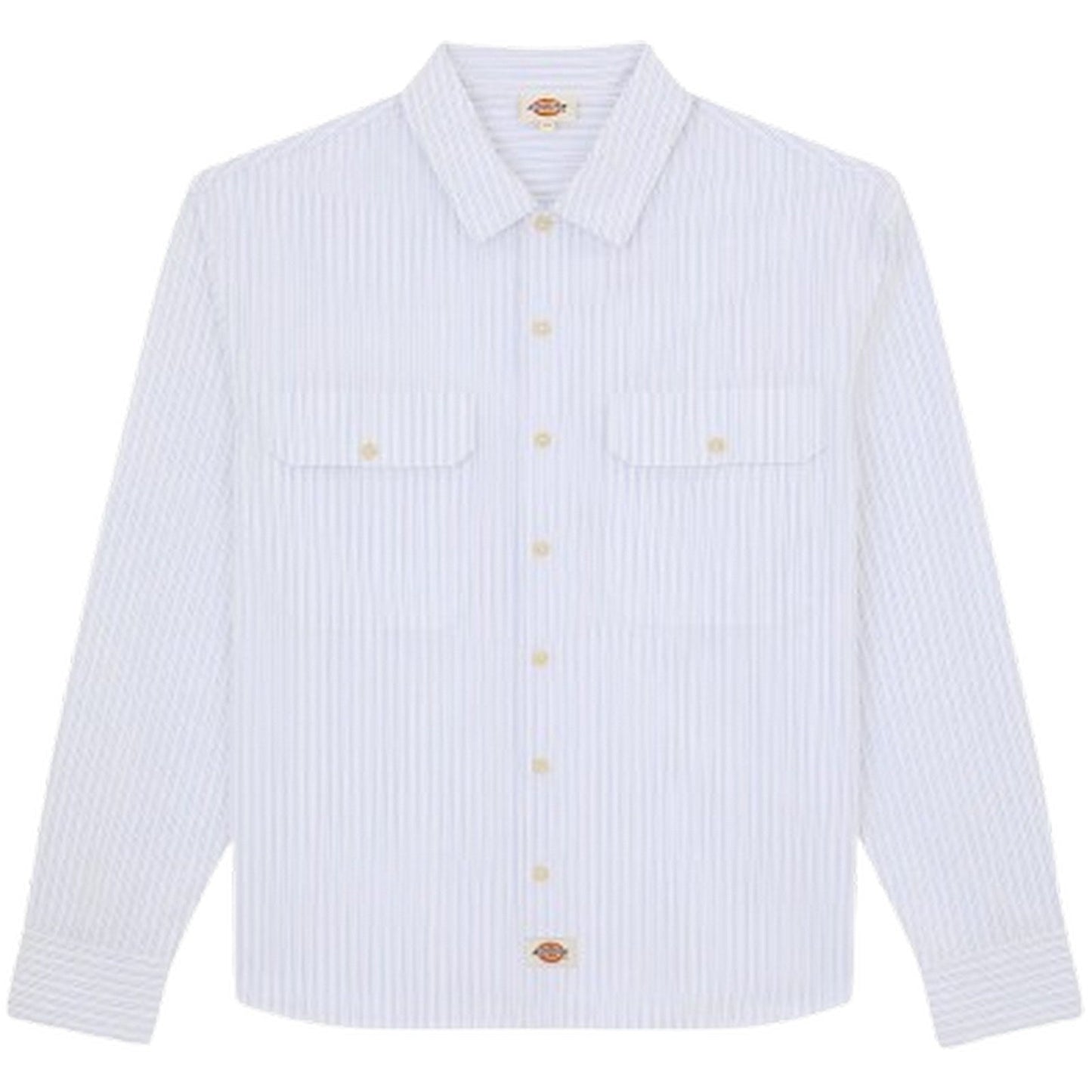 Camicie casual Uomo Dickies - Supima Work Shirt - Bianco
