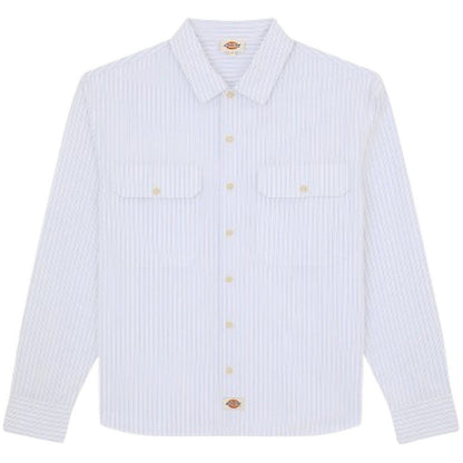 Camicie casual Uomo Dickies - Supima Work Shirt - Bianco