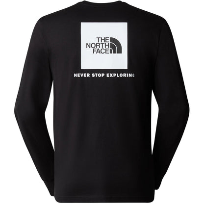 Maglie a manica lunga Uomo The North Face - M L/S Box Nse Tee - Nero