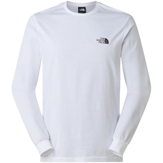 Maglie a manica lunga Uomo The North Face - M L/S Box Nse Tee - Bianco