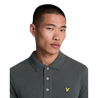 Polo Uomo Lyle & Scott - Plain Polo Shirt - Grigio