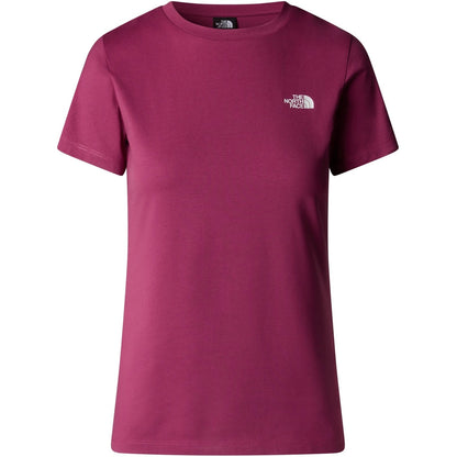 T-shirt Donna The North Face - W S/S Simple Dome Slim Tee - Viola