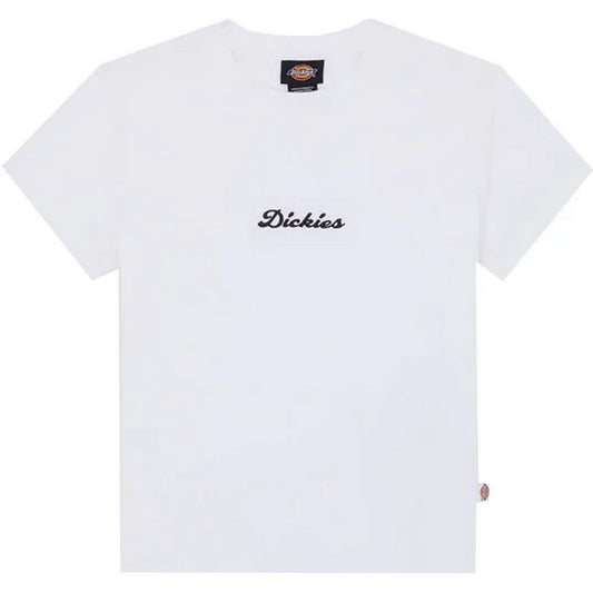 T-shirt Donna Dickies - Wellsville Ss Tee - Bianco