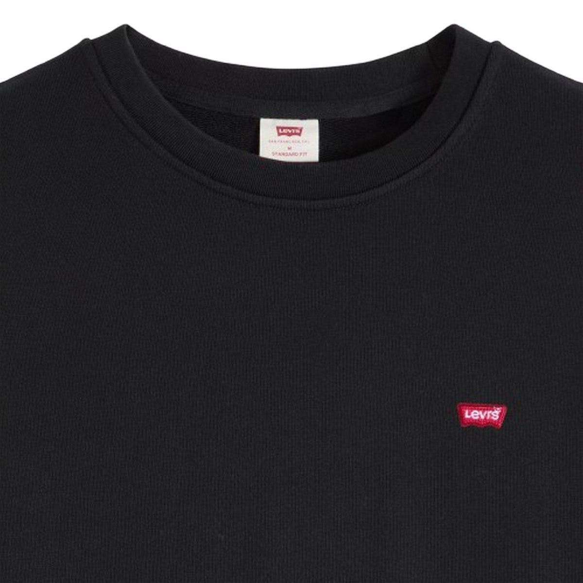Maglie a manica lunga Uomo Levi's - The Original Hm Crew - Nero