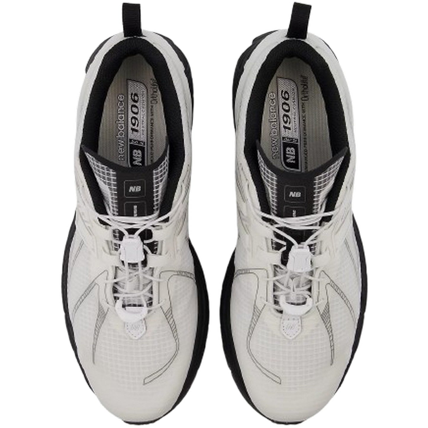 Sneaker Unisex New Balance - Scarpa Lifestyle - Unisex - Synthetic-Mes - Bianco