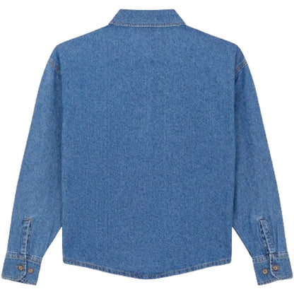 Camicie Donna Dickies - Lightweight Denim Shirt Ls W - Blu