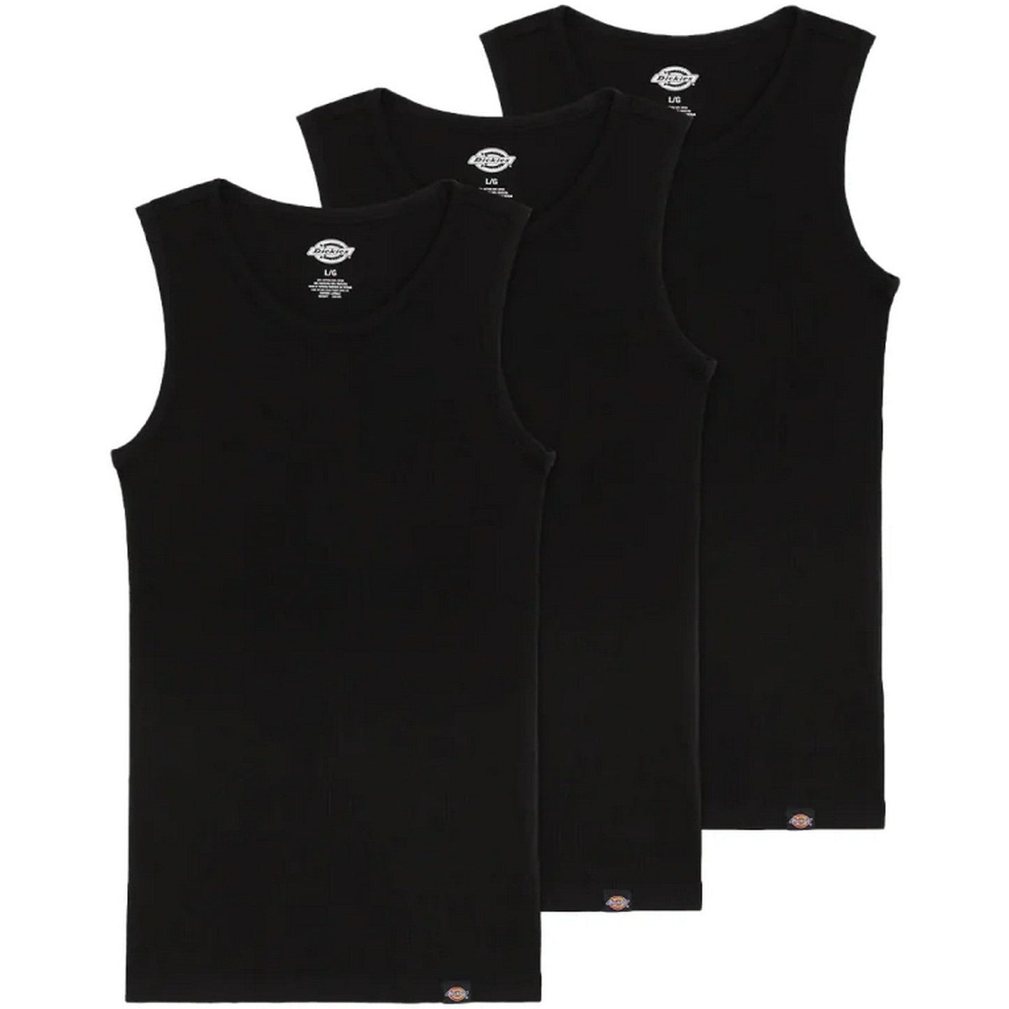 Canotte Uomo Dickies - Amsterdam 3 Pack Vest - Nero