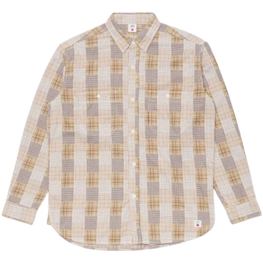 Camicie casual Uomo Edwin - Work Shirt Japan - Beige
