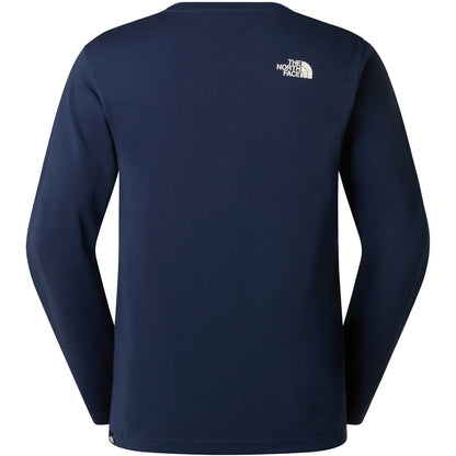 Maglie a manica lunga Uomo The North Face - M L/S Simple Dome Tee - Blu