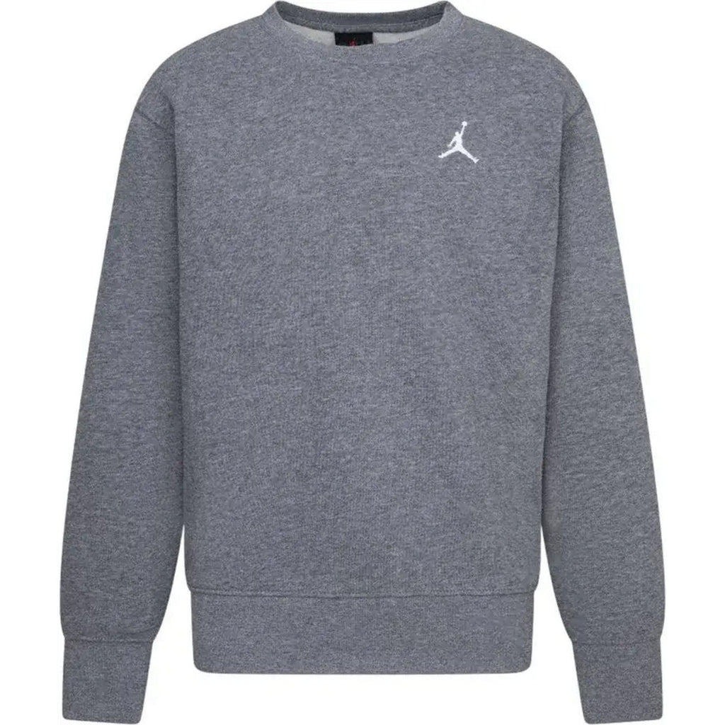 Felpe senza cappuccio Ragazzi Unisex Jordan - Jdb Brooklyn Flc Ess Crew - Grigio