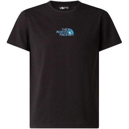 T-shirt Bambino The North Face - B Liquid Logo Reg Ss Tee Tnf White - Nero