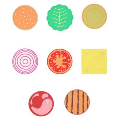 Altro (Casa e cucina) Unisex Edwin - Burger Coaster - Multicolore