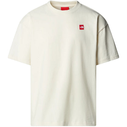 T-shirt Uomo The North Face - M TNF Red Box S/S Tee - Bianco