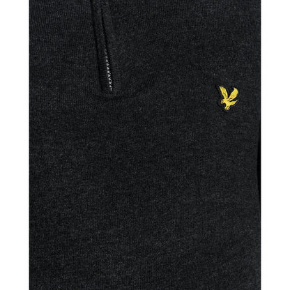 Maglie a manica lunga Uomo Lyle & Scott - Lambswool Blend Quarter Zip Ju - Nero