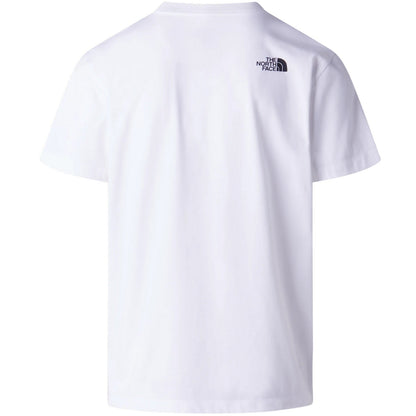 T-shirt Uomo The North Face - M Evolution Box Half Dome Regular Short - Bianco