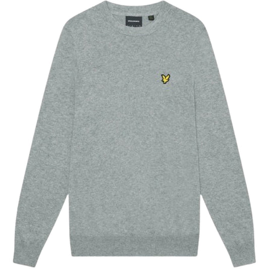 Maglie a manica lunga Uomo Lyle & Scott - Cotton Merino Crew Neck Jumper - Grigio