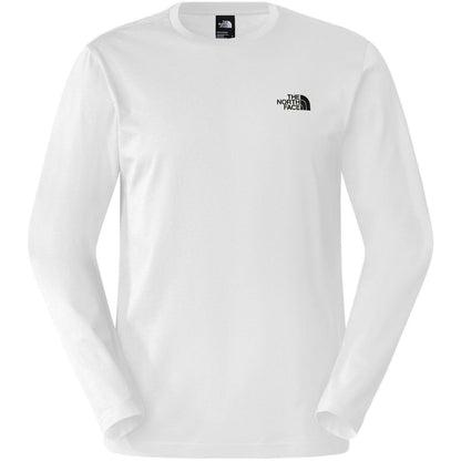 Maglie a manica lunga Uomo The North Face - M L/S Simple Dome Tee - Bianco
