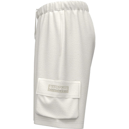 Pantaloncini Uomo Napapijri - N-Box Logo Cargo - Bianco