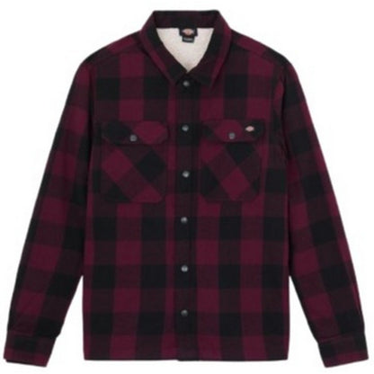 Camicie casual Uomo Dickies - Sherpa Lined Sacramento - Bordeaux
