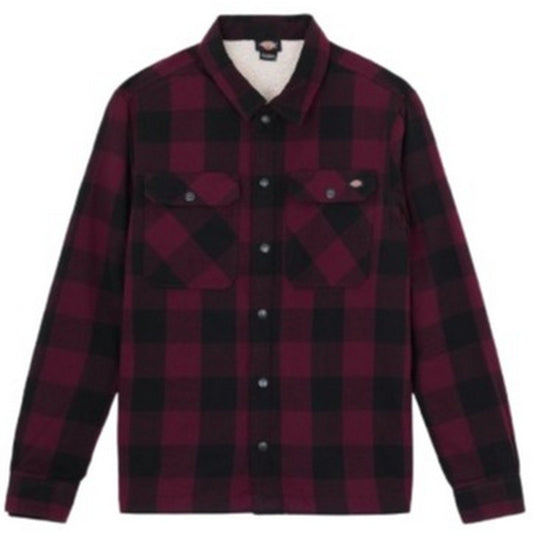 Camicie casual Uomo Dickies - Sherpa Lined Sacramento - Bordeaux